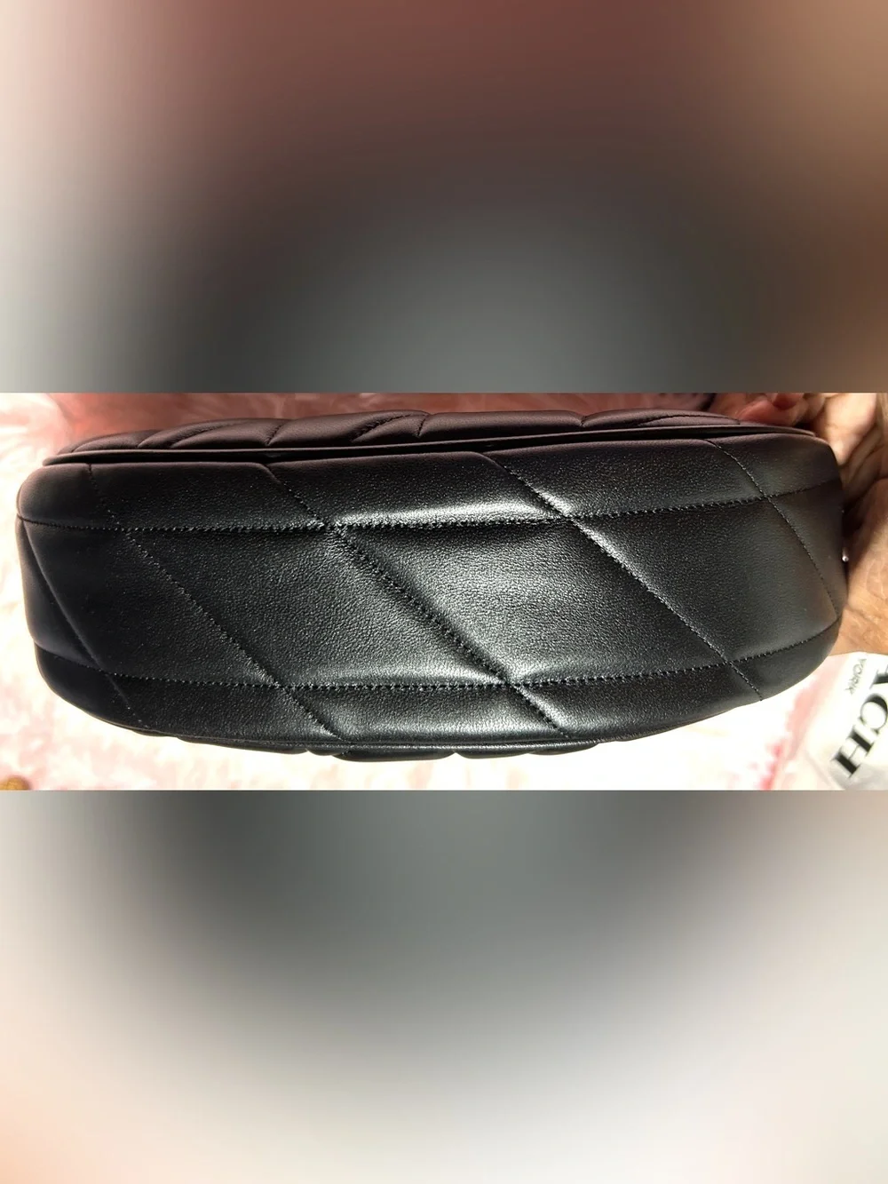 Coach Mira Shoulder Bag  w/Pillow Quilting-Black